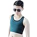 Produktbild BaronHong Tomboy Trans Lesbische Baumwolle Brust Binder Plus Size Short Tank Top mit stärkerem Gummiband (ArmyGreen, S)