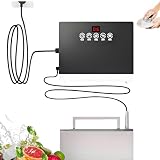 Ymnogjie Lavastoviglie Elettrica Portatile,Lavastoviglie Multifunzionale,Controllo Touch,Senza Installazione,Pulizia Automatica per Stoviglie,Frutta,Verdura,Cucine Piccole,Camping