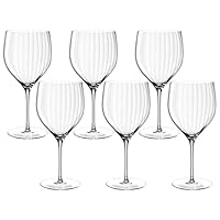 LEONARDO HOME Poesia Cocktailglas 6er Set, spülmaschinengeeignete Getränkegläser für Mixgetränke, Höhe 23 cm, 750 ml, 069166