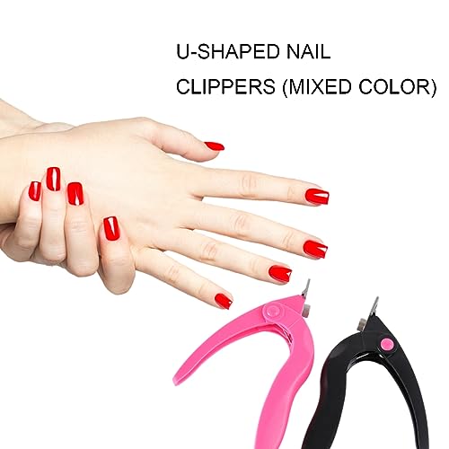 Tijeras U-shape para uñas acrílicas 2 pcs miniatura 7