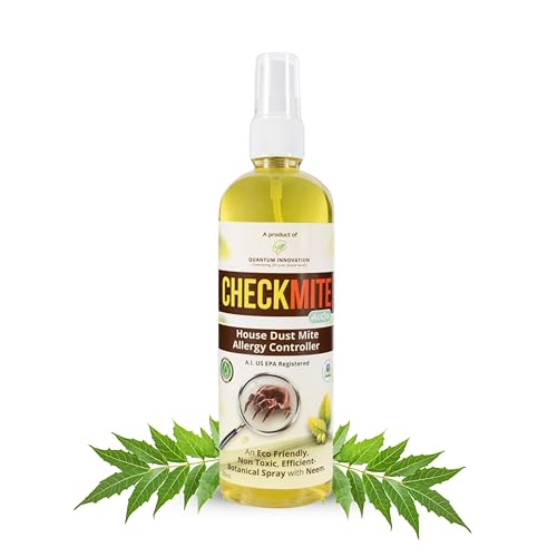 CHECKMITE Dust mites Allergy Control Spray [Pack of 1 * 200ml] | Natural Reme...