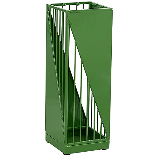 Soporte de estante verde para secar paraguas sin manchar el pasillo 2