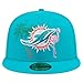 New Era Men's Aqua Miami Dolphins State Stitch 59FIFTY Fitted Hat