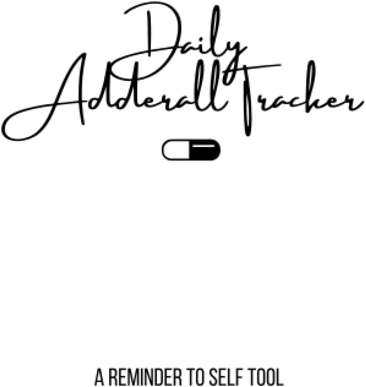 Daily Adderall Tracker