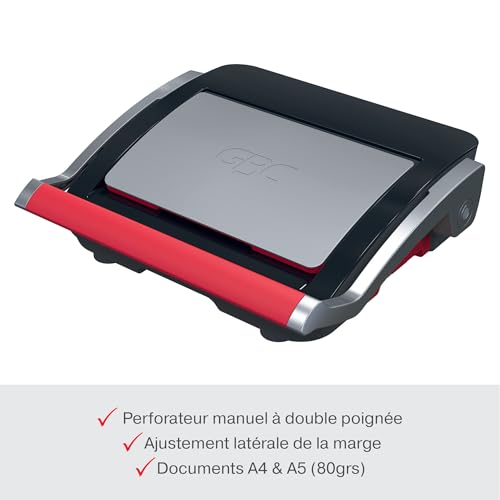 Machine à relier manuelle GBC WireBind WB15 perforeuse de documents A4 et A5 noir