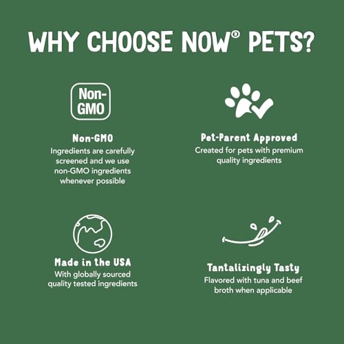 Image of Now Pets, UC-II Advanced Joint Mobility for Dogs and Cats, Veterinarian formulated, Help Maintain Cartilage and Connective Tissue*, Tablets (60 Grams), 60 Chewables (Pack of 12)