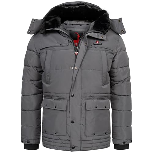 Höhenhorn Achalm Herren Winter Jacke Grau Gr. M