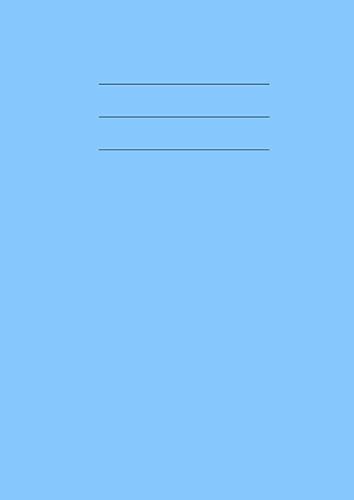 1cm Squared Paper - Maths Exercise Book A4: 100 Page Notebook of Graph Paper - 10mm Grid - 90 GSM - Light Blue