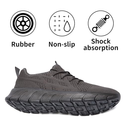 Image of DLWKIPV Men's Shoes Running Road Walking Sneakers Sports Athletic Workout Gym Shoes Casual Comfortable Breathable Fashion