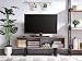 AMOAK Industrial TV Stand with Storage Shelf for Living Room, TV Console Storage Cabinet, Retro Coffee Table Easy Assembly, Retro Brown