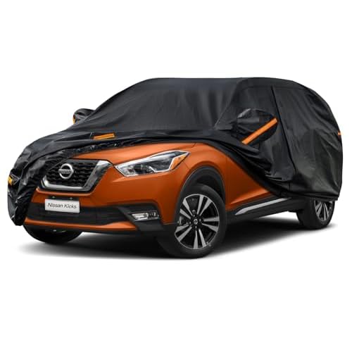 Kayme 7 Layers SUV Car Cover Custom Fit for Nissan Kicks (2017-2025) Waterproof All Weather for Automobiles, Outdoor Full Cover Rain Sun UV Protection