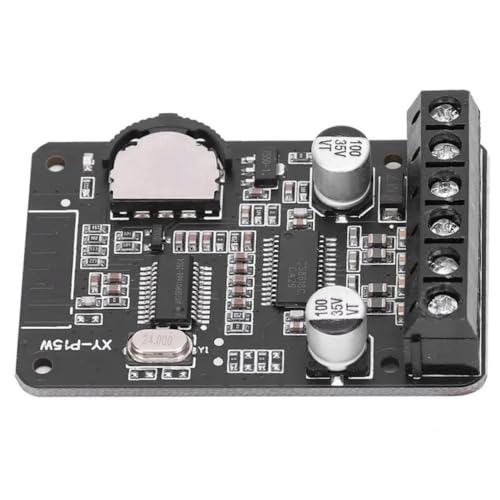 Image of Hexonix XY-P15W Bluetooth Stereo Digital Power Amplifier Board, 10W /15W /20W Dual Channel Class-D Audio Amplifier Module for 12V-24V DIY Speaker Systems