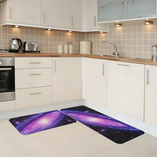 Tapetes de cocina antideslizantes Luminous Universe para un suelo cómodo y con estilo 3