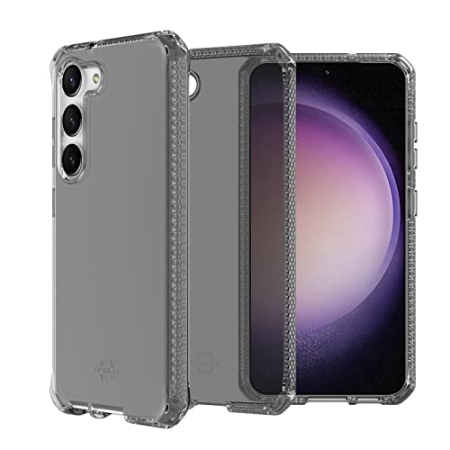 Coque Itskins Spectrum R Samsung S23+ transparente fumée premium haute densité