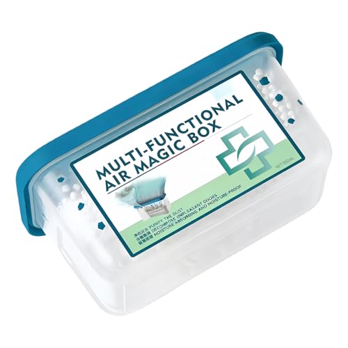 Caja de eliminación de polvo de purificación de aire, ambientador de interior perfumado, desodorante automático de habitación, para baño, armario, área de mascotas, dormitorio, cocina, escritorio