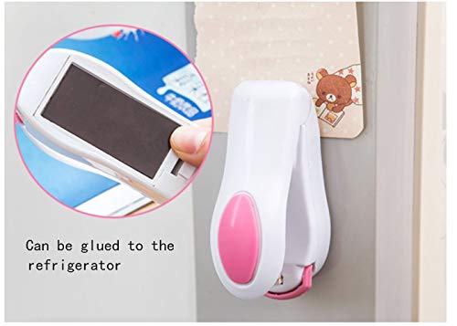 Portable Mini Sealing Household Machine, Mini Heat Sealing Machine Travel Portable Sealing Machine bag Clip Household Kitchen Supplies (Purple 1pcs) - Thumbnail 4