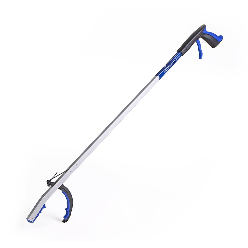We Can Source It LtdLitter Grabber Litter Picker PRO 33”/85cm, Heavy Duty Litter Picker with Secure Comfortable Grip, Rubbish Picker Grabber, Leaf Grabber, Litter Picker for Adults
