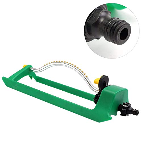 Preisvergleich Produktbild Fansport Oszillierender Sprinkler 16 LöCher Automatischer Swing Rasensprenger Wassersprenger
