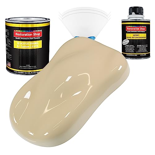 Restoration Shop Ivory Acrylic Enamel Auto Paint - Quart Kit