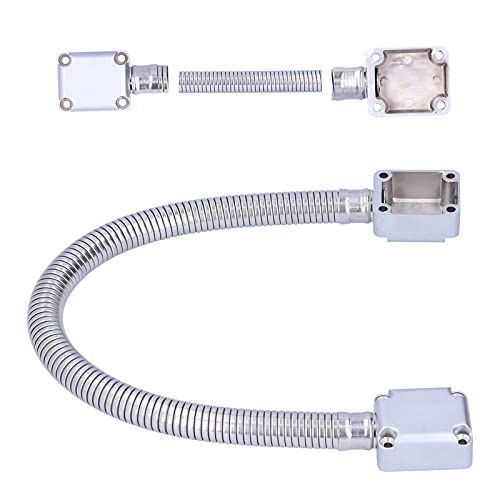 Door Cable Protector, Stainless Steel Door Loop Cable Protector Exposed Mount Wire Protective Tube for Access Control System - Image 4