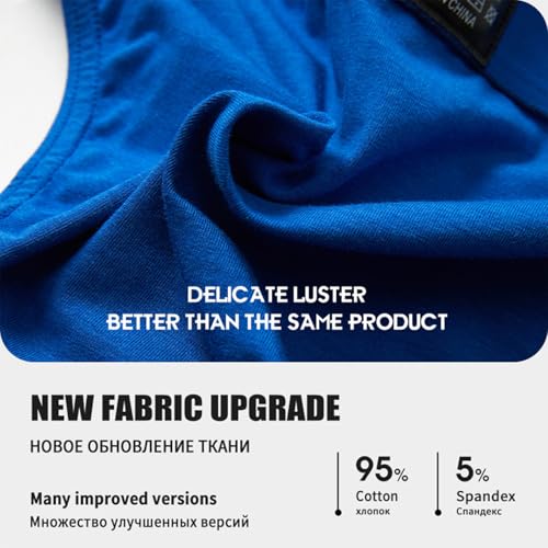 Man Underwear Briefs Plain Cotton Briefs for Men Comfortable Breathable Underwear Mid Waist Briefs2