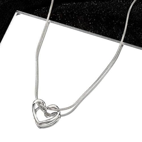 Collar de corazón el regalo ideal para cumpleaños de niñas gargantilla larga de moda 2