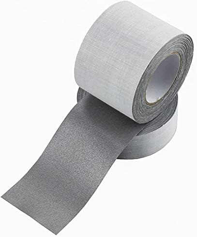 Unikstone Fashion Safety Sew On Silver Reflective Fabric Tape DIY for Clothing 50mmx10m (2" x 33')