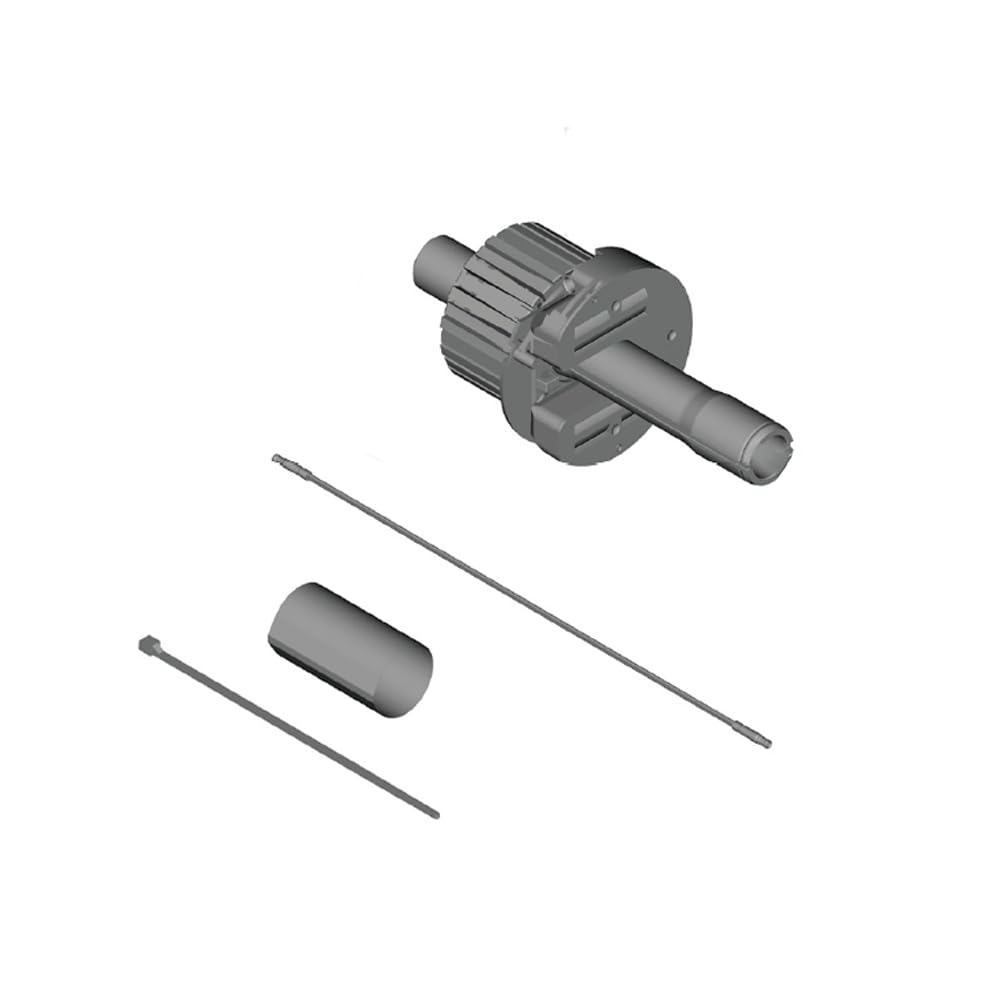 Shimano FH-U6060 componente de ingeniería precisa y eje de buje altamente duradero