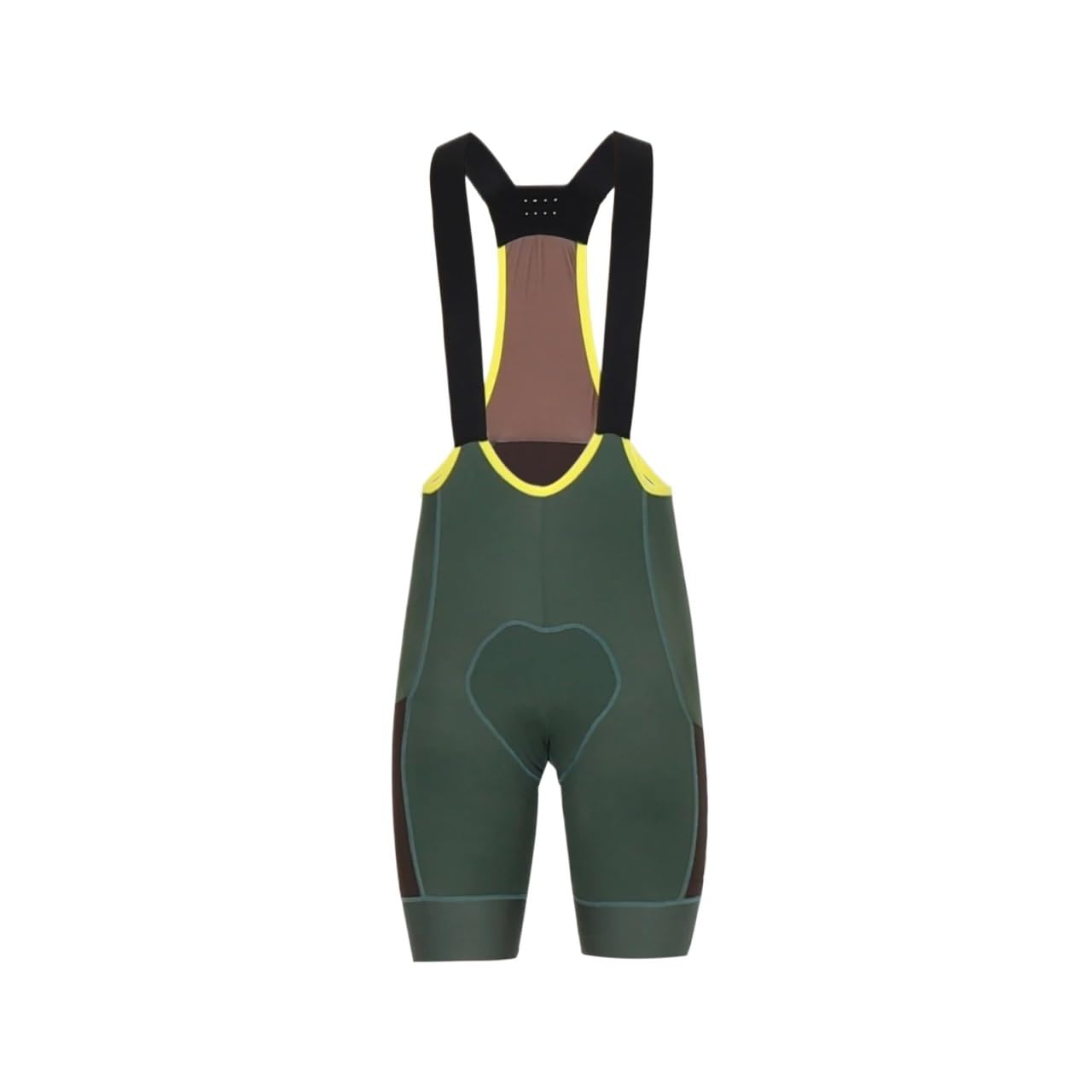 Culotte con Tirantes Hombre Culotte Corto con Tirantes de Ciclismo for Hombre badana elástica Ciclismo(Green,XL)