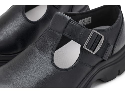 KEEN Women's Kosa MJ Comfortable Leather High Traction Adjustable Mary Jane Shoes, Black/Black, 8.5 CA by KEEN - Image 2