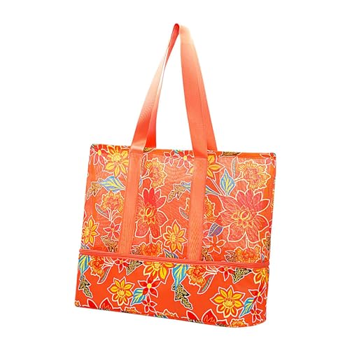 Birtern Bolsa de playa para viajes, bolsa de playa imprescindible para la familia, separación seca y húmeda, bolsa de transporte de almacenamiento de gran capacidad para playa, viajes, natación,