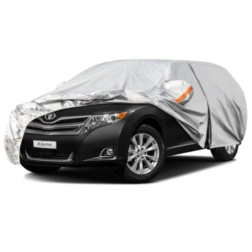 Kayme SUV Car Cover Waterproof All Weather for Toyota Venza 2009-2025