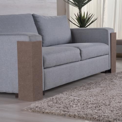 Arranhador para Gato Protetor de Braço Sofá Resistente Bege 4 Pç