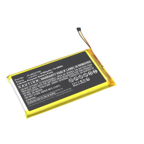 Synergy Digital Player Battery, Compatible with iRiver PLM634786 Player, (Li-Pol, 3.8V, 4100mAh) Ultra High Capacity, Replacement for iRiver PLM634786 Battery