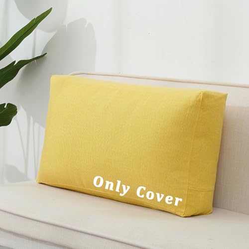 Housse de coussin en lin de qualité supérieure effet texture 3D pour canapé - 2