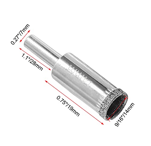 Image of Luomorgo 5Pcs 14mm /9 /16 inch Diamond Hole Saw