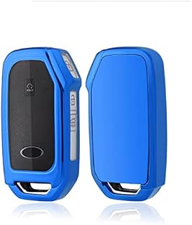 CDEFG Kia Ceed CD NIRO Stinger Soul Sportage Sorento EV6 2022 Key Cover Car Key Fob Case Remote Control TPU Protection Protective Buttons Holder Smart Keyless Protector Accessories (5 Buttons Blue)