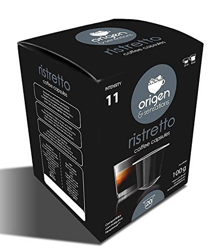 Cápsulas Compatibles Nespresso®* Origen & Sensations - Ristretto - 120 unidades