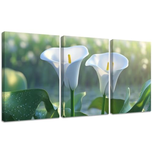 Diamond painting fleur DIY avec strass ronds complets 40x50cm 2S-1422