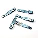 TEAMWILL 2Pcs Titanium Pocket Back Clip Deep Carry Clip Fit for Spyderco Shaman C229