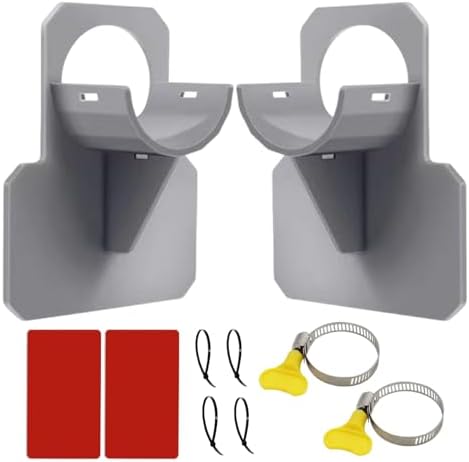 Soporte para tubería de piscina, soporte para mangueras de piscina, soporte de gancho de tubo de abrazadera ajustable, accesorios de repuesto para patio, jardín, terraza al aire libre