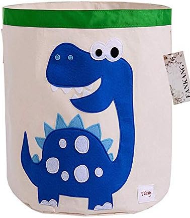 FANKANG Storage Baskets,Collapsible & Convenient Nursery Hamper/Laundry Bin/Toy Collection Organizer for Kid's Room (Pink Rabbit)