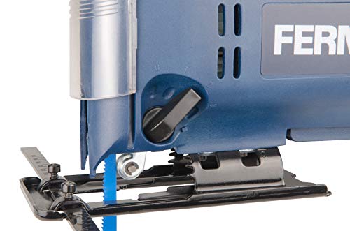 FERM Stichsäge - 570W - 4 Pendelpositionen - Variable Geschwindigkeit - 45 Grad Einstellbar - Mit vier Sägeblätter und… – Bild 5