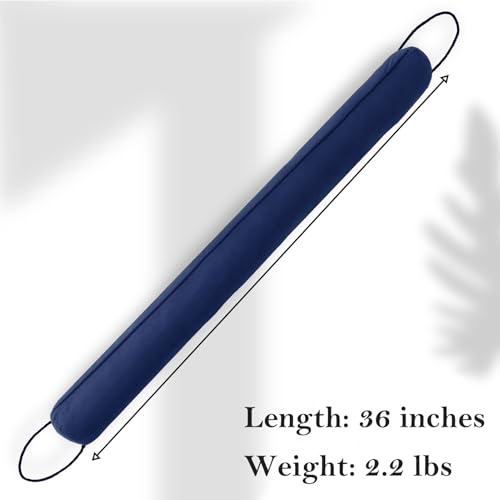 Image of Sunolga Door Draft Stopper, Removable Washable Cover, 36 inch, Blue