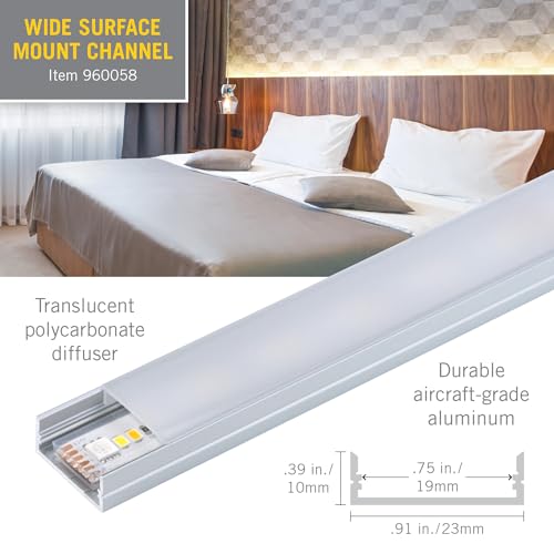 Image of Armacost Lighting Recess Drywall Mount LED Tape Light Accessory Pack, Grey 960008