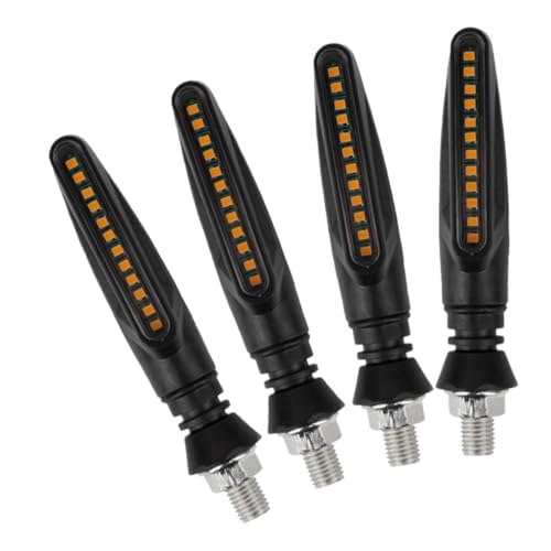 Clignotant LED Universel Moto 12V Ambre - Feu Arrière de Remplacement Transversal