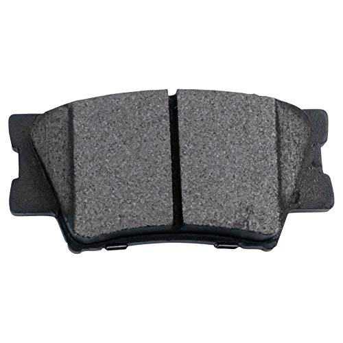 Image of TRQ Rear Brake Pad and Rotor Set Semi Metallic Rotors Calipers Compatible with 2009-2010 Pontiac Vibe 2009-2013 Toyota Matrix