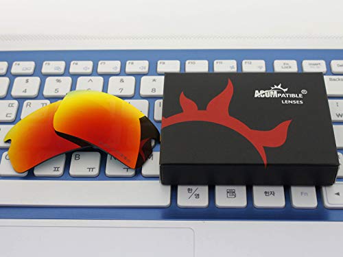 Image of ACOMPATIBLE Replacement Lenses for Oakley Flak 2.0 Asian Fit OO9271 Polarized Lenses - Multiple Options