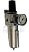 THB Heavy Duty Compressed AIR Filter Regulator Combo Piggyback, Metal Bowl, Visible Sight Glass, 5 Micron Element (1/2