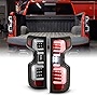 AKKON - Fits 2019-2022 Chevy Silverado 1500 | 2021 2500HD/3500HD New [LED Type] Black Tail Lights Brake Lamp Pair Left+Right
